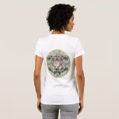 T - Shirt der Blumenwelt (Schwarz voll)