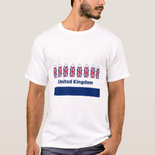 T - SHIRT der britischen Flagge mit der Formulieru