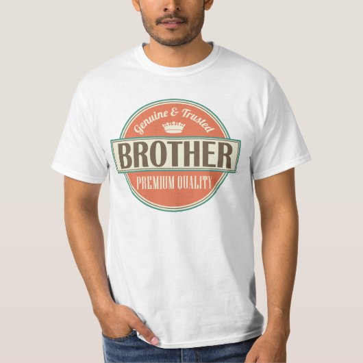 T - Shirt der Bruder-der Vintage Logo-Männer (Vorderseite)