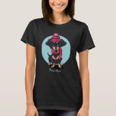 T - Shirt der Dackel Black and Tan (Vorderseite)