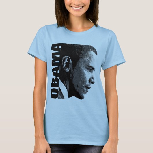 T-Shirt der Damen OBAMA (Vorderseite)