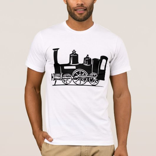 T - Shirt der Dampflokomotive (Vorderseite)