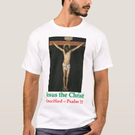T - Shirt, der die Kreuzigung Jesu Christi zeigt T-Shirt
