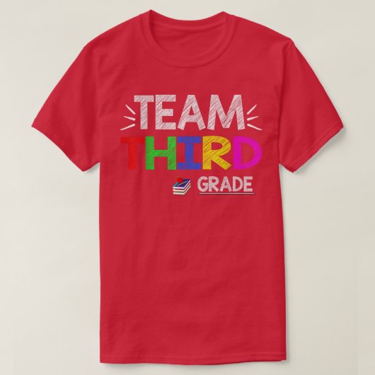 T - Shirt der dritten Klasse auf der 3. (Design vorne)