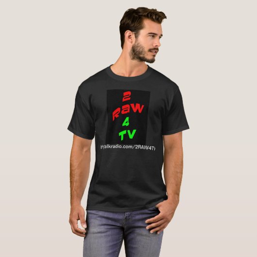 T-SHIRT der DUNKELHEITS-2RAW4TV (Vorne ganz)