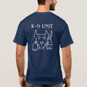 T - Shirt der Einheit K-9 "wird auf einen Snack an (Rückseite)