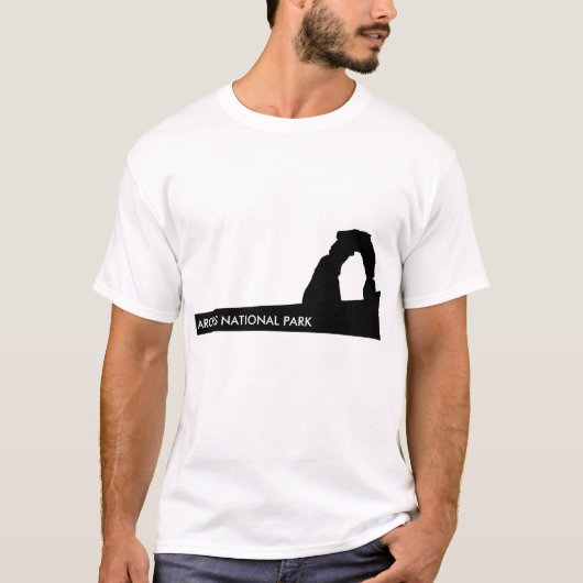 T - Shirt der empfindlichen Arch-Silhouette (Vorderseite)