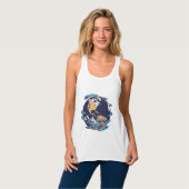 T - Shirt der Erde und des Ozeans (Vorderseite Vollansicht)