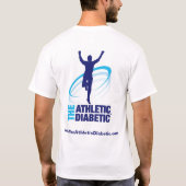 T - Shirt der feuchtigkeitswischenden Diabetikerin (Rückseite)
