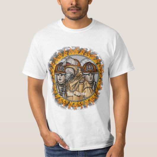 T - Shirt der Feuerwehrmannschaften (Vorderseite)