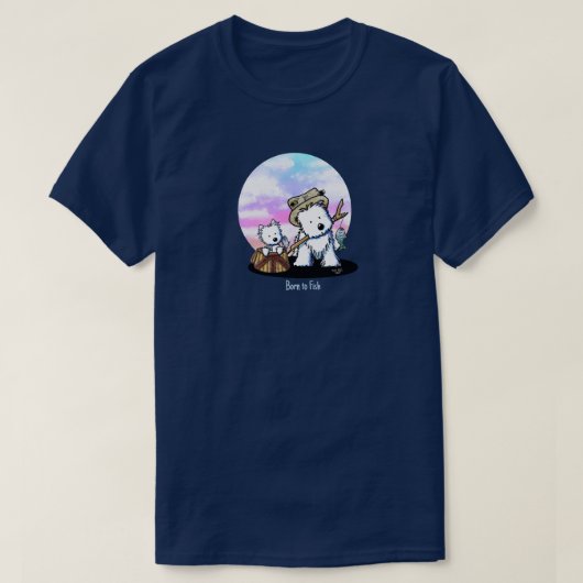 T - Shirt der Fischereigewässer (Design vorne)