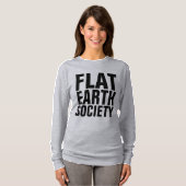 T - Shirt DER FLAT EARTH SOCIETY (Vorne ganz)