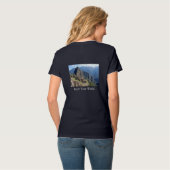 T - Shirt, der Foto von Machu Picchu kennzeichnet T-Shirt (Rückseite Vollansicht)