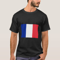T - Shirt der französischen Flagge (Frankreich)