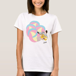 T - Shirt der Frau : Musicle Rainbow