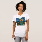 T - Shirt der Frau Sonnenblume (Vorne ganz)