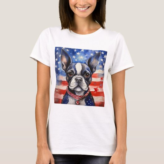 T - Shirt der Frauen am 4. Juli (Vorderseite)