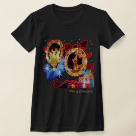 T - Shirt der Frauen Frohe Weihnachten