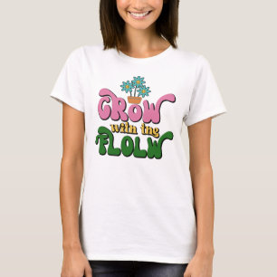 T - Shirt der Frauen, geht mit dem Flow-Hemd