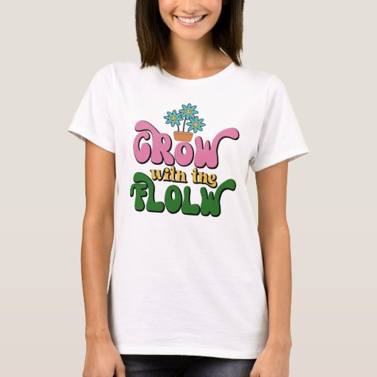 T - Shirt der Frauen, geht mit dem Flow-Hemd (Vorderseite)