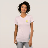 T - Shirt der Frauen in hellrosa (Vorne ganz)