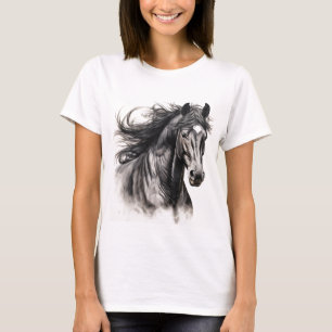 T - Shirt der Frauen mit dem auffallenden Schwarze