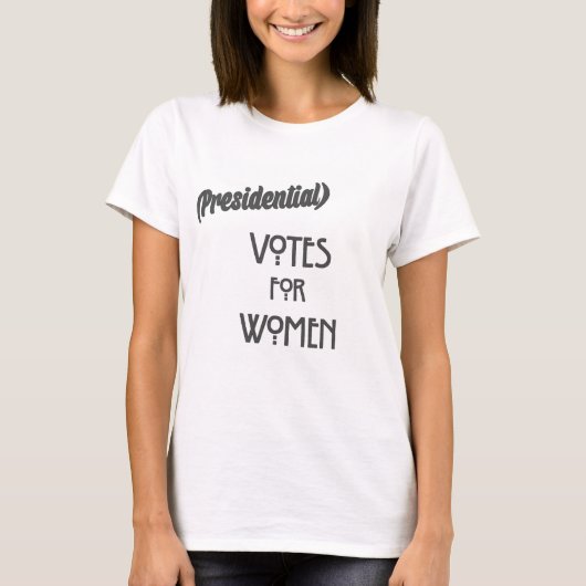 T-Shirt der Frauen (Überraschung des Präsidenten) (Vorderseite)