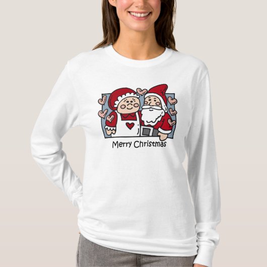 T - Shirt der frohen Weihnachten (Vorderseite)