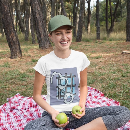 T - Shirt der Gefängnishandschellen