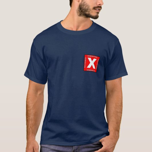 T - Shirt der Generation X Männer (Vorderseite)