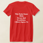 T - Shirt der Geschäftsbedingungen (AblageHinten)