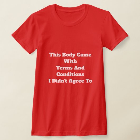 T - Shirt der Geschäftsbedingungen (Ablage )