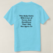 T - Shirt der Geschäftsbedingungen (Design Rückseite)