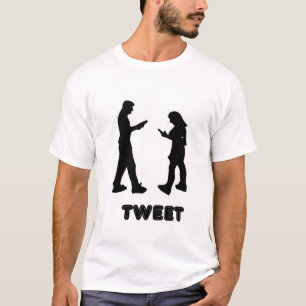 T - Shirt der getweetet Kontrollleiste