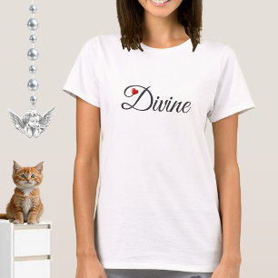 T - Shirt der göttlichen Herzkalligraphie