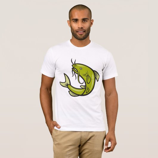 T - Shirt der grünen Fische (Vorne ganz)