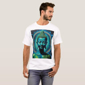 T-Shirt der heiligen kosmischen Buddha-Erleuchtung (Vorne ganz)