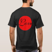 T - Shirt der japanischen Liebe (Rückseite)