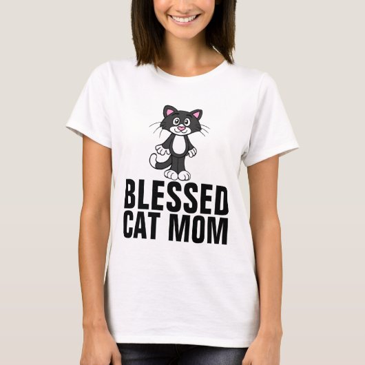 T - SHIRT DER KATZE-MAMA (Vorderseite)