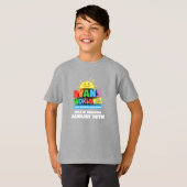 T-Shirt der Kinder (dunkle Farben) (Vorne ganz)