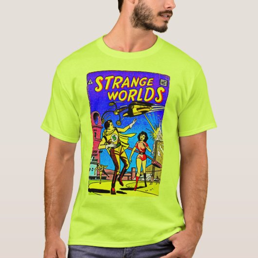 T - Shirt der klassischen Strange Worlds (Vorderseite)