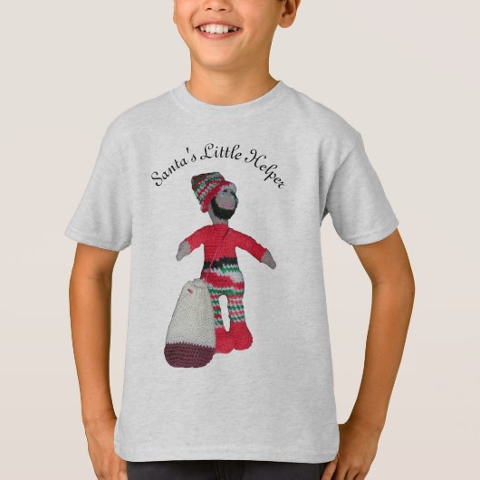 T - Shirt - Der kleine Helfer des Weihnachtsmannes (Vorderseite)