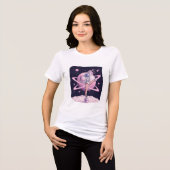 T-Shirt der Kosmischen Diskothek 💫 💖 Tri-Blend Shirt (Vorderseite voll)