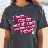 T - Shirt der Krebserkrankung in rosa Ribbon, Kamp