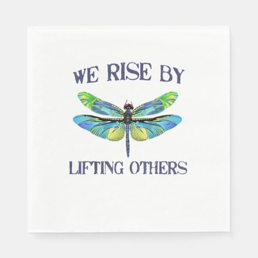T - Shirt der Libellen, DIE WIR ERHÖHEN, INDEM WIR Serviette (Vorderseite)