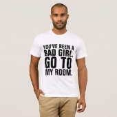 T - Shirt der lustigen Männer, DU"WAR EIN SCHLECHT (Vorne ganz)
