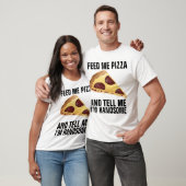 T - Shirt der lustigen Männer, PIZZA (Unisex)
