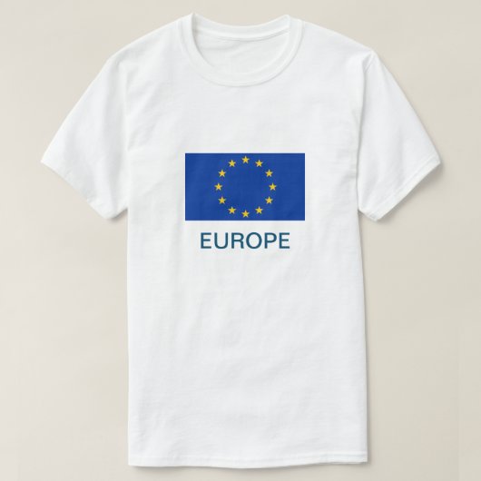 T - Shirt der Männer Europa (Design vorne)