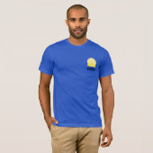 T - Shirt der Männer in Royal Blue (Vorne ganz)