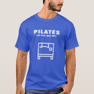 T - Shirt der Männer Pilates nur für echte Männe